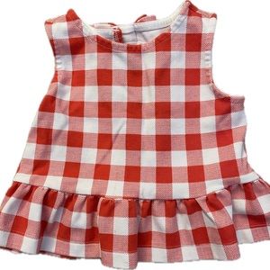Janie and Jack - size 3T, checkered top